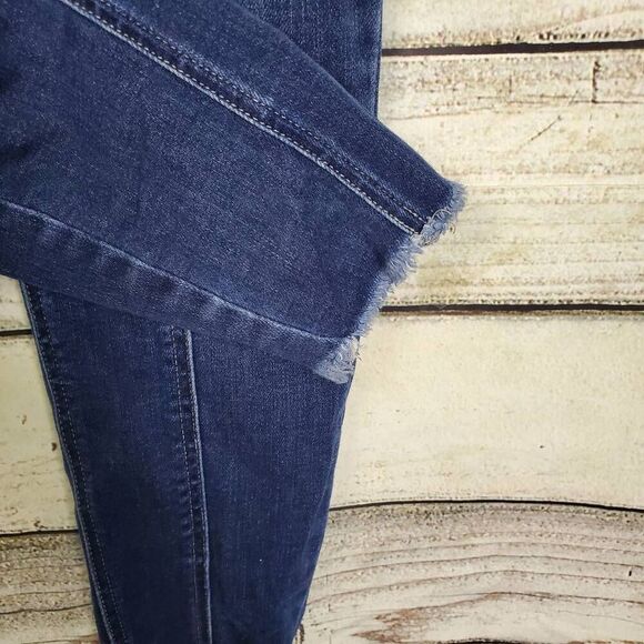 KanCan x Maurices High Rise Ankle Skinny Jeans Sz 31 Raw Hem Stretch - Picture 3 of 8